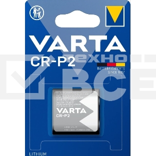 Батарейка Varta CR-P2 BL1 Lithium 6V (6204) (1/10/100) (1 шт.)