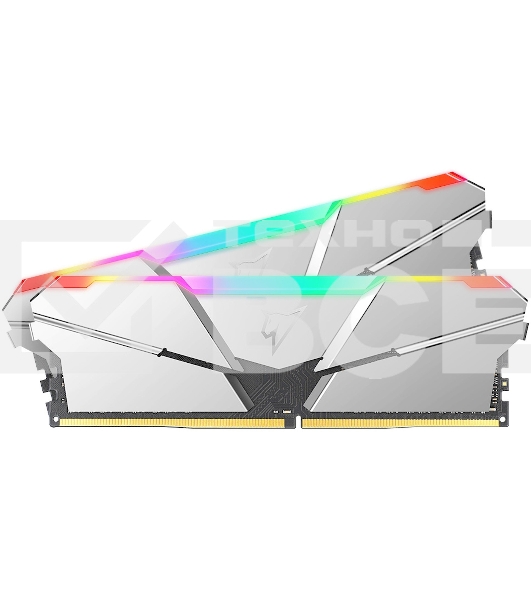 Оперативная память NETAC Shadow, DDR4, 16GB (2x8GB), 3600MHz, CL18, с радиаторами, RGB, серебристый