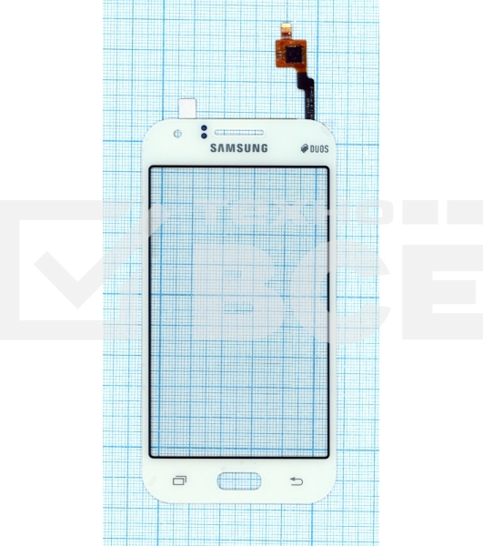 Сенсорное стекло (тачскрин) для Samsung Galaxy J1 SM-J100, белое