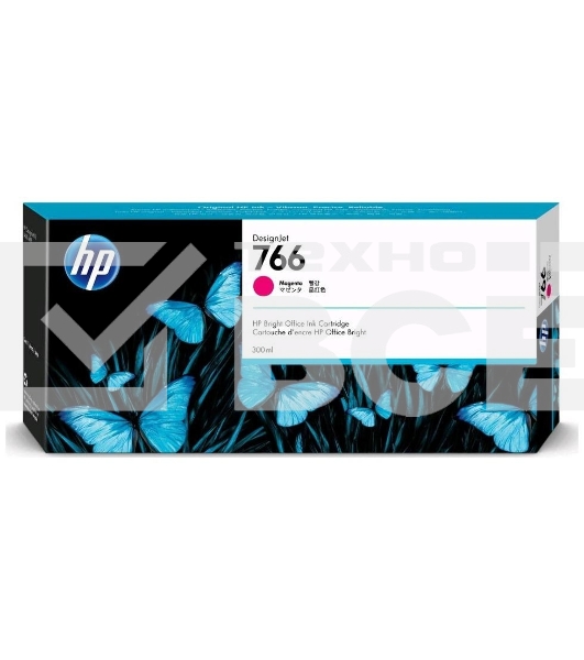 Картридж струйный HP 766 пурпурный для HP DesignJet XL 3600 MFP, 300 мл