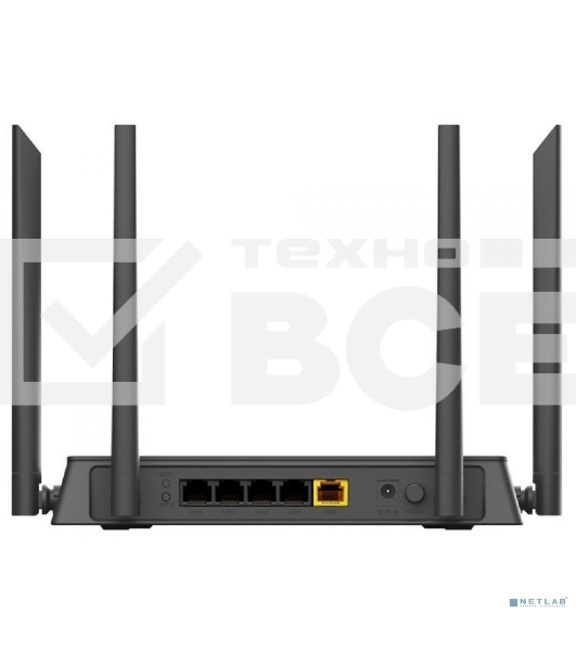 Маршрутизатор беспроводной D-Link DIR-841/RU/A1B, Wireless AC1200 Dual-Band Router with 1 10/100/1000Base-T WAN port and 410/100Base-TX LAN ports.802.11b/g/n compatible, 802.11AC up to 866Mbps,1 10/100/1000Base-T WAN port, 4