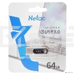 Флеш диск Netac U278 64Gb <NT03U278N-064G-20PN>, USB2.0, металлическая матовая, фото2