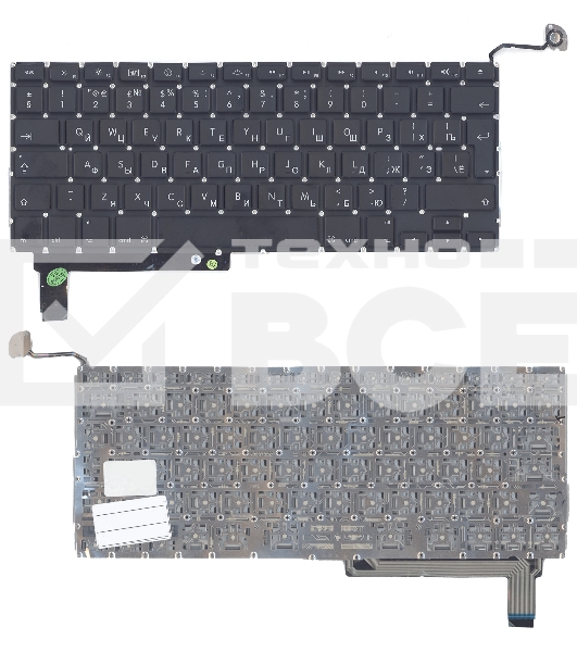Клавиатура для ноутбука MacBook A1286 с SD большой ENTER