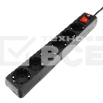 Сетевой фильтр Гарнизон ECL-6-B-1.8, 6р, 10А, 1.8м, ур.защиты 4, черный, пакет, фото4