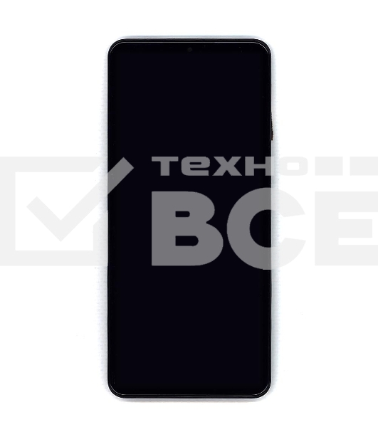 Дисплей для Samsung Galaxy M12 SM-M127 в сборе с тачскрином и рамкой черный