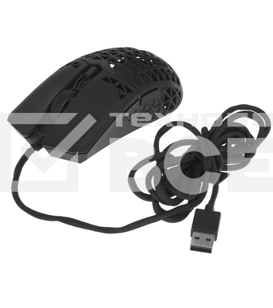 Мышь проводная ASUS TUF Gaming M4 Air черный, 16000 dpi, USB, кнопки - 6