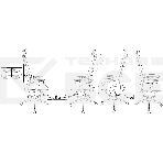 Кресло руководителя Бюрократ MC-912-H черный, сетка с подголов. крестов. металл хром, фото3