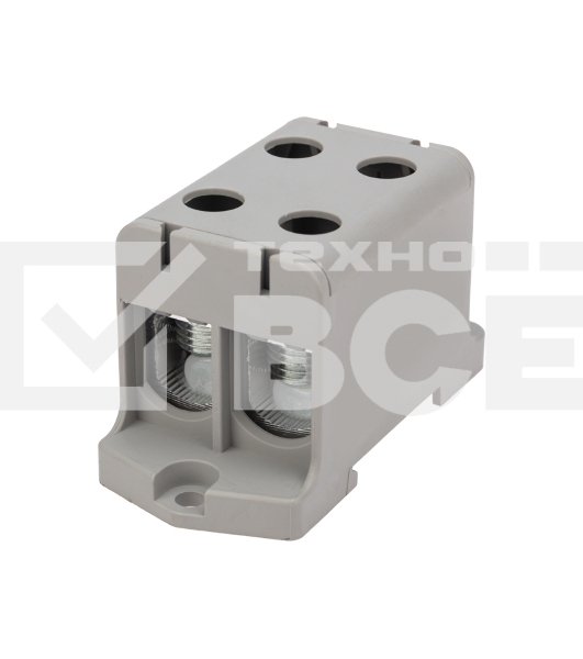 Клемма вводная силовая Rexant КВС 16-95 мм² 2-рядная серая распределительная