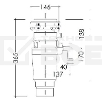 Измельчитель пищевых отходов Kuppersberg WSS 550 B, High-Tech, мощность 550 Вт, 3400-3800 об/мин, защита от перегрева, авто выключение, DC мотор, уровень шума 75 дБ, черный, фото8