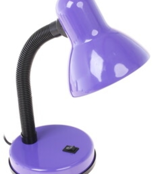 Светильник Camelion KD-312 C12 фиолетовый (настольный, 230V 60W, E27)