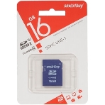 Флеш карта SD 16Gb, Smartbuy SDHC Class 10, фото 1
