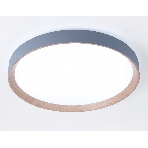 Потолочный светодиодный светильник Ambrella light FZ1322 GR/LWD серый/светлое дерево IP20 60W 3000-6400K D490*80 (ПДУ ИК), фото4