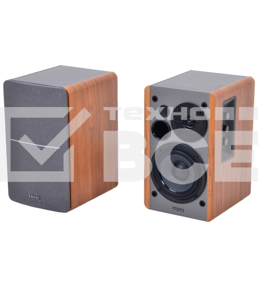 Колонки Edifier R1280T Silver {Активные, 2 x 21W RMS, 75-18000Гц, дерево, пульт ДУ}