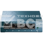 Коммутатор TP-Link 5 ports Giga Unmanagement switch, 5 10/100/1000Mbps RJ-45 ports, фото 1