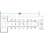 Дюбель под стяжку Rexant (база), d=10 х 40 мм, черный, упаковка 100 шт., фото2