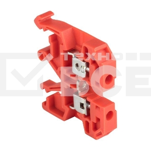 Колодка клеммная JXB-2.5/35 (25а) крас. EKF plc-jxb-2.5/35r