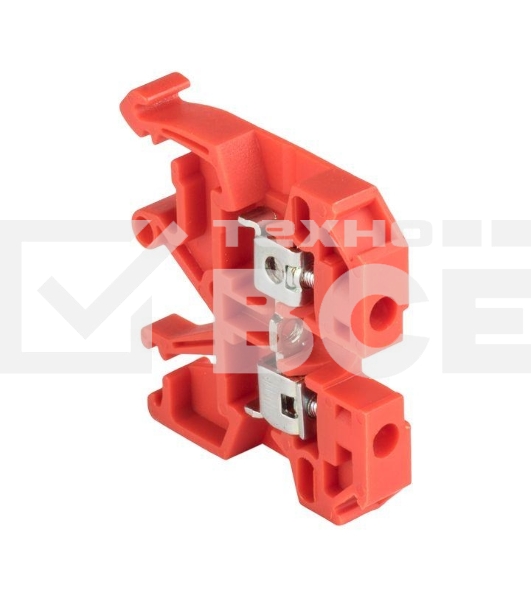 Колодка клеммная JXB-2.5/35 (25а) крас. EKF plc-jxb-2.5/35r