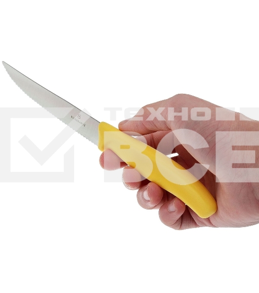 Набор ножей кухонных Victorinox Swiss Classic (6.7936.12L8B) компл.:2шт желтый блистер