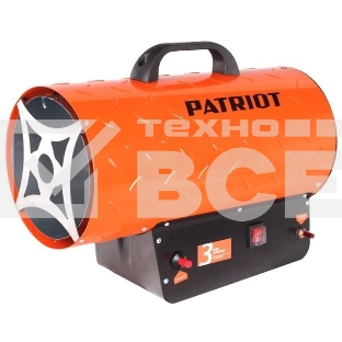 Тепловая пушка газовая Patriot GS 30 30000Вт оранжевый