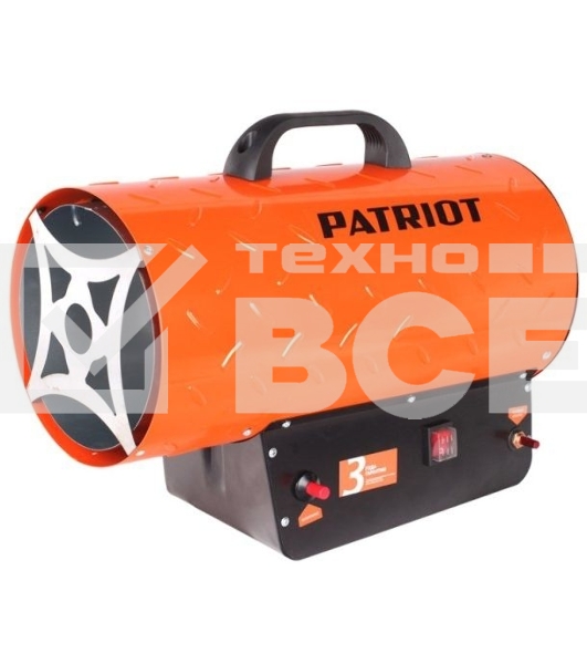 Тепловая пушка газовая Patriot GS 30 30000Вт оранжевый
