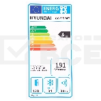 Холодильник Hyundai CC2051WT белый двухкамерный 120/34л морозилка снизу, капельная система, фото23