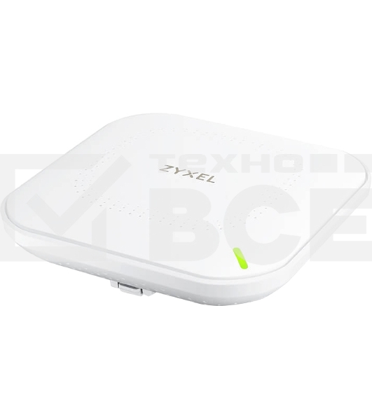 Гибридная точка доступа Zyxel NebulaFlex NWA50AX, WiFi 6, 802.11a/b/g/n/ac/ax (2,4 и 5 ГГц), MU-MIMO, антенны 2x2, до 575+1200 Мбит/с, 1xLAN GE, PoE, без поддержки Captive portal и WPA-Enterprise, защ