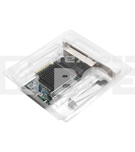 Сетевой адаптер ExeGate EXE-BCM5719 (PCI-E x4 v2.0, порты 4xRJ45, 10/100/1000Mbps, Gigabit Chipset Broadcom BCM5719)