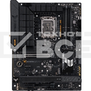 Материнская плата ASUS TUF GAMING H770-PRO WIFI, LGA 1700, Intel H770, 4xDDR5, 4xSATA, 4xM.2, 1xPCIe 5.0 x16, 1xPCIe 4.0 x4, 2xUSB-A 3.2 Gen 2, 4xUSB-A 3.2 Gen 1, 1xUSB-C 3.2 Gen 2x2, 1x2.5Gb LAN, 5x3.5 мм, 7.1, Standard-ATX