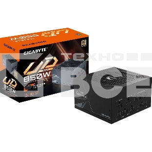 Блок питания Gigabyte UD850GM PG5 GP-UD850GM PG5 850W, 80 PLUS, Gold, Полностью модульный, PCIe Gen 5.0 compatible, 28200-U85GP-1EUR
