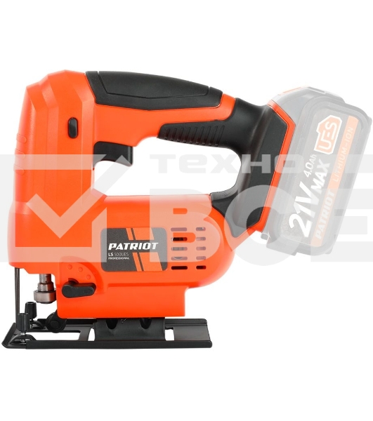 Лобзик электрический Аккумуляторный PATRIOT LS 500UES. 0-2400об/мин. Дерево/железо: 51мм/2мм, Маятниковый ход: 4позиции.