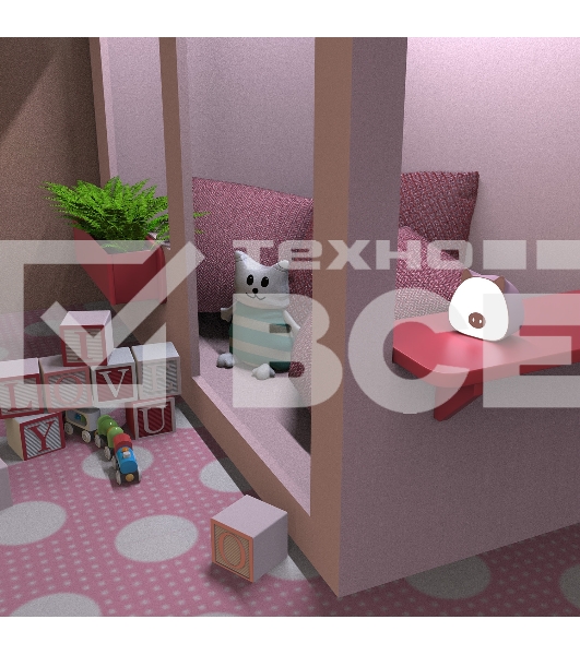 Ночник Gauss NN7034 поросенок розовый