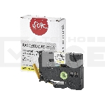 Кассета с лентой S'OK by Sakura Printing HSe-631 для Brother, черный на желтом, 12мм/8м, наклейка, фото 1
