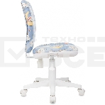 Кресло детское Бюрократ KD-W10 голубой овечки крестов. пластик пластик белый, фото10