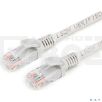 Патч-корд LSZH медный UTP Cablexpert PP30-1.5M cat.5e, 1.5м, литой, многожильный, серый, фото 1