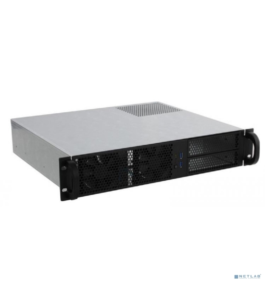 Корпус Procase RM238-B-0 Корпус 2U Rack server case, черный, без блока питания(PS/2,mini-redundant), глубина 380мм, MB 9.6'x9.6'
