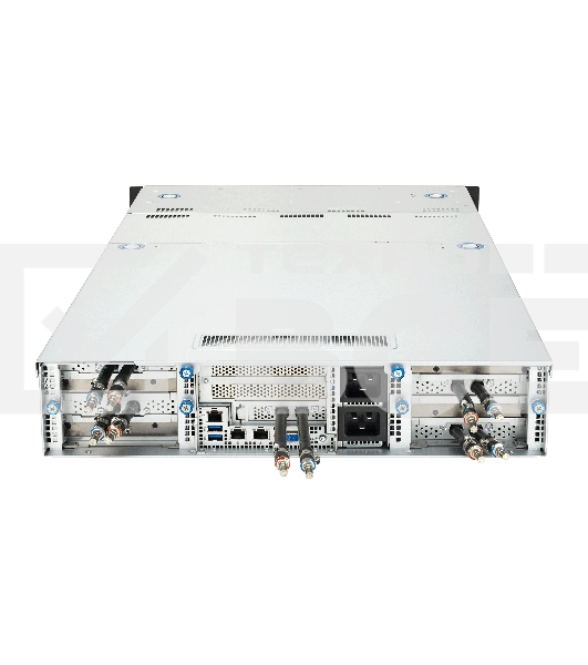 Серверная платформа/ ASUS ESC4000A-E12-SKU1, 2U GPU, 1 x SP5 LGA6096 EPYC 9004 (400W), 12DIMM DDR5, 2 x 2.5