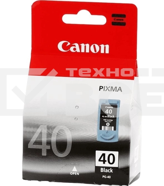 Картридж струйный PG-40Bk (0615B025), для Canon MP150/170/450/iP2200/iP1600, черный, 16ml