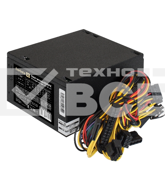 Блок питания ExeGate 850NPX, 850W, (ATX, PC, 12cm fan, 24pin, 2x(4+4)pin, 2xPCI-E, 5xSATA, 3xIDE, black, кабель 220V в комплекте 1,8м)
