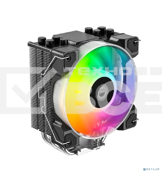 Кулер ID-Cooling SE-214-XT DF ARGB черный 120мм алюминий+медь 1500rpm 27db 4-pin 180W 150мм