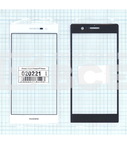 Стекло для Huawei Ascend P7 белое