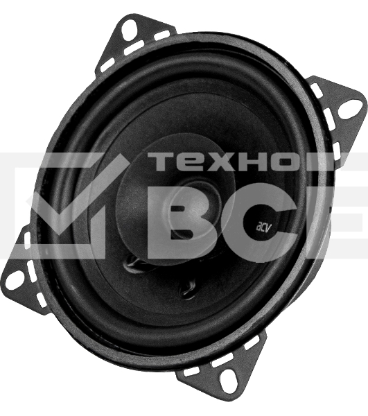 Колонки автомобильные ACV PD-401 BEATS (без решетки) 90Вт 88дБ 4Ом 10см (4дюйм) (ком.:2кол.) коаксиальные однополосные