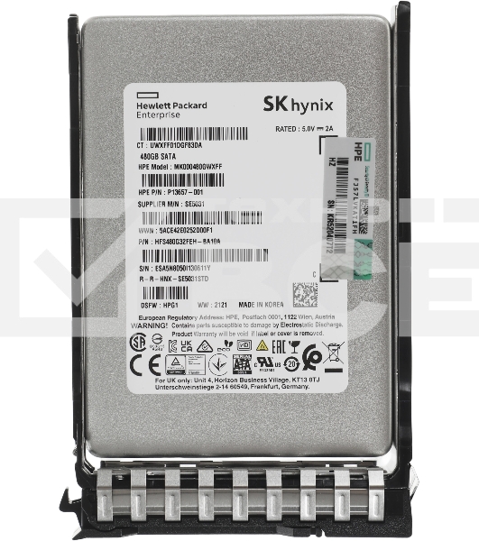 Накопитель SSD HPE 480GB 2.5''(SFF) 6G SATA Mixed Use Hot Plug BC Multi Vendor SSD (for HP Proliant Gen10+ only)