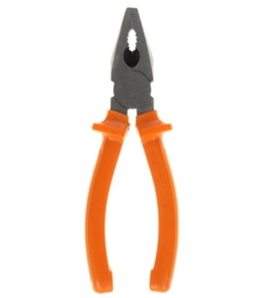 Длинногубцы Sparta Classic, 180 мм, прямые шлифованные, пластмассовые рукоятки