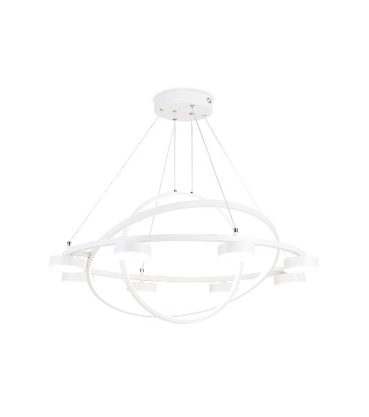 Светильник Ambrella light FL51777/3+8 WH белый 3000K/4200K/6400K 112W D800/580/400*1200 (ПДУ ИК)