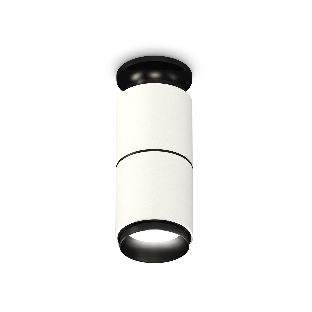 Светильник Ambrella Light XS6301221 SWH/PBK белый песок/черный полированный MR16 GU5.3 (N6902, C6301, A2061, N6121)