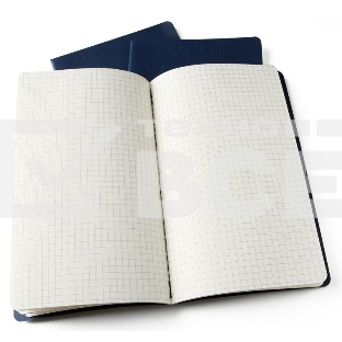 Блокнот Moleskine CAHIER JOURNAL LARGE 130х210мм обложка картон 80стр. клетка черный (3шт)