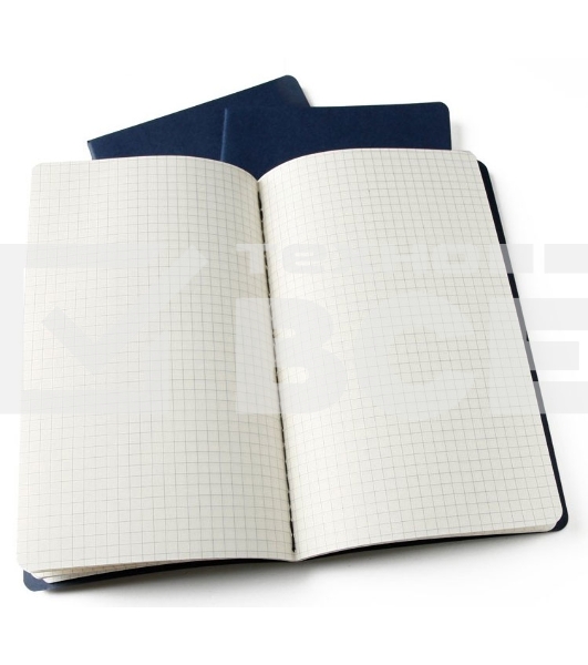 Блокнот Moleskine CAHIER JOURNAL LARGE 130х210мм обложка картон 80стр. клетка черный (3шт)