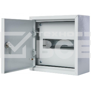 Корпус металлический навесной 250х250х120 9мод. IP31 ЩРН-9 DEKraft 30201DEK