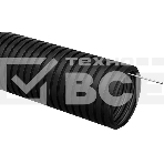 Труба гофр. Iek CTG20-25-K02-025-1 ПНД d 25 с зондом (25 м) черный, фото2