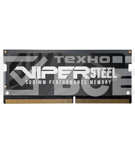Оперативная память Patriot Viper Steel, DDR4, 8GB (1x8GB), 2666MHz, CL18, SO-DIMM